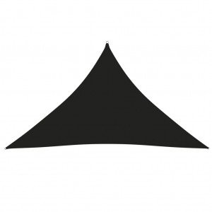  Πανί Σκίασης Τρίγωνο Μαύρο 3 x 3 x 4,24 μ. από Ύφασμα Oxford