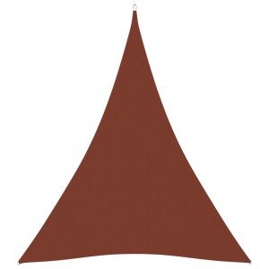 Πανί Σκίασης Τρίγωνο Τερακότα 3 x 4 x 4 μ. από Ύφασμα Oxford