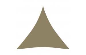 Πανί Σκίασης Τρίγωνο Μπεζ 4 x 4 x 4 μ. από Ύφασμα Oxford  
