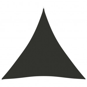 Πανί Σκίασης Τρίγωνο Ανθρακί 4 x 4 x 4 μ. από Ύφασμα Oxford