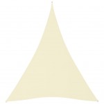 Πανί Σκίασης Τρίγωνο Κρεμ 4 x 5 x 5 μ. από Ύφασμα Oxford