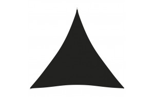 Πανί Σκίασης Τρίγωνο Μαύρο 4 x 4 x 4 μ. από Ύφασμα Oxford