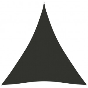 Πανί Σκίασης Τρίγωνο Ανθρακί 4 x 5 x 5 μ. από Ύφασμα Oxford