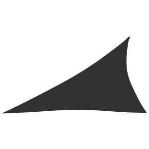 Πανί Σκίασης Τρίγωνο Ανθρακί 4 x 5 x 6,4 μ. από Ύφασμα Oxford