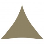 Πανί Σκίασης Τρίγωνο Μπεζ 3 x 3 x 3 μ. από Ύφασμα Oxford