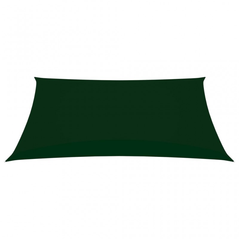 Πανί Σκίασης Ορθογώνιο Σκούρο Πράσινο 2x4 μ. από Ύφασμα Oxford