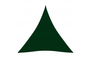 Πανί Σκίασης Τρίγωνο Σκούρο Πράσινο 4x4x4 μ. από Ύφασμα Oxford