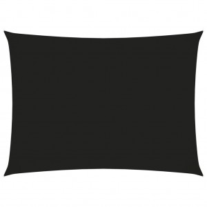 Πανί Σκίασης Ορθογώνιο Μαύρο 2,5 x 4 μ. από Ύφασμα Oxford