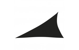 Πανί Σκίασης Τρίγωνο Μαύρο 3 x 4 x 5 μ. από Ύφασμα Oxford