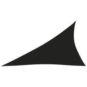Πανί Σκίασης Τρίγωνο Μαύρο 3 x 4 x 5 μ. από Ύφασμα Oxford