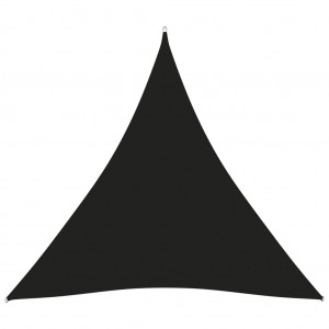 Πανί Σκίασης Τρίγωνο Μαύρο 5 x 5 x 5 μ. από Ύφασμα Oxford