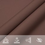Πανί Σκίασης Τετράγωνο Καφέ 4,5 x 4,5 μ. από Ύφασμα Oxford