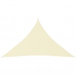 Πανί Σκίασης Τρίγωνο Κρεμ 3,5 x 3,5 x 4,9 μ. από Ύφασμα Oxford