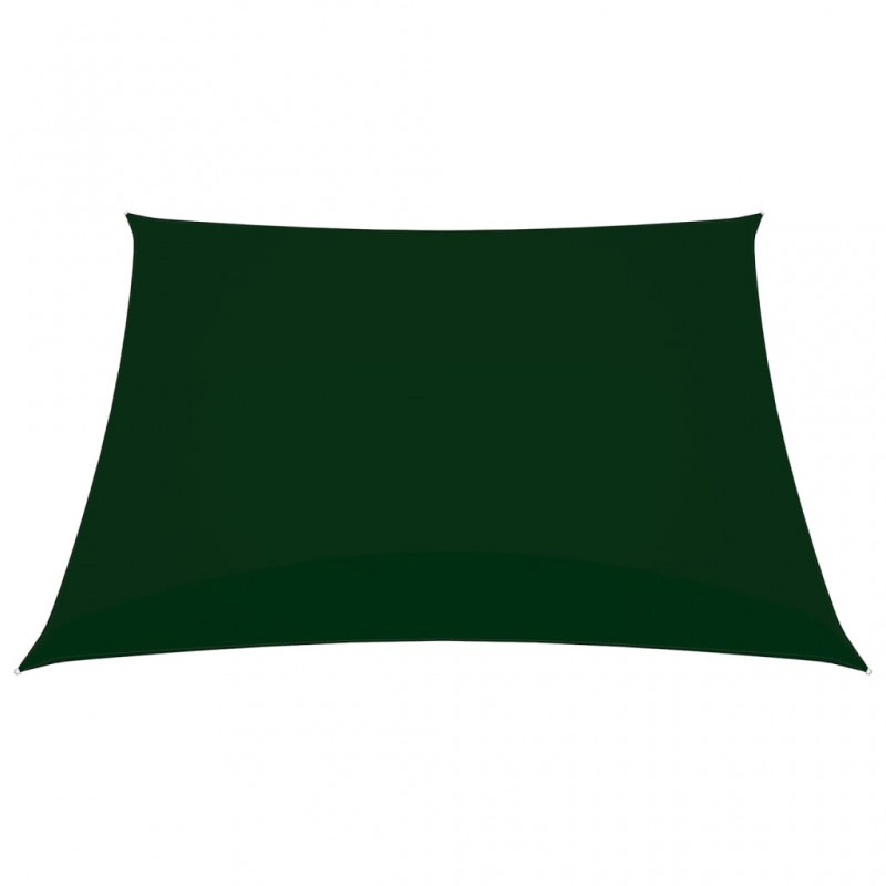 Πανί Σκίασης Τετράγωνο Σκούρο Πράσινο 3,6x3,6 μ. Ύφασμα Oxford