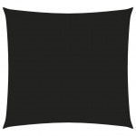 Πανί Σκίασης Τετράγωνο Μαύρο 5 x 5 μ. από Ύφασμα Oxford