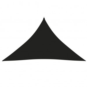 Πανί Σκίασης Τρίγωνο Μαύρο 5 x 5 x 6 μ. από Ύφασμα Oxford