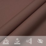 Πανί Σκίασης Τετράγωνο Καφέ 2 x 2 μ. από Ύφασμα Oxford