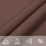 Πανί Σκίασης Τετράγωνο Καφέ 3,6 x 3,6 μ. από Ύφασμα Oxford