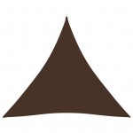 Πανί Σκίασης Τρίγωνο Καφέ 4,5 x 4,5 x 4,5 μ. από Ύφασμα Oxford