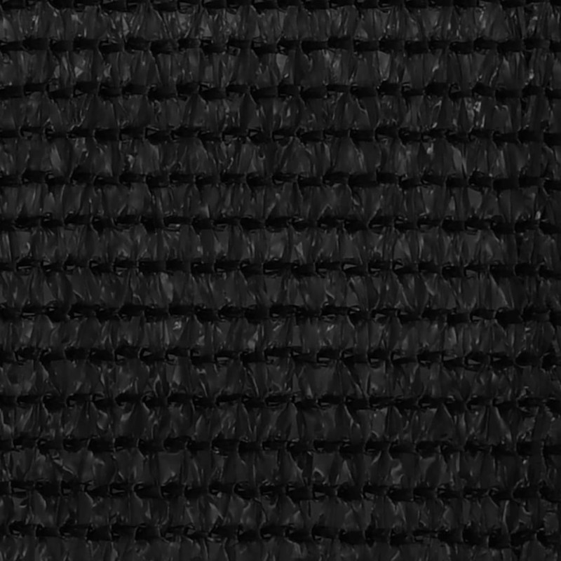 Διαχωριστικό Βεράντας Μαύρο 90 x 500 εκ. από HDPE