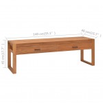 Έπιπλο τηλεόρασης με ανακυκλωμένο ξύλο teak 140x40x45 εκ