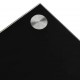 Τραπεζάκι Σαλονιού Μαύρο 110 x 43 x 60 εκ. από Ψημένο Γυαλί