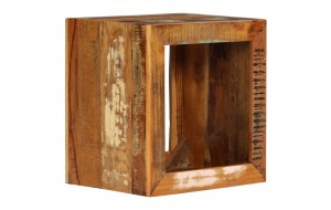  Σκαμπό από μασίφ ανακυκλωμένο ξύλο 40x30x40 εκ