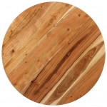 Τραπέζι bistro στρογγυλό από μασίφ ξύλο ακακίας 70x75 εκ