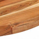 Τραπέζι bistro στρογγυλό από μασίφ ξύλο ακακίας 70x75 εκ