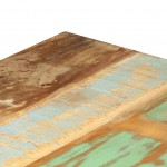 Πάγκος από μασίφ ανακυκλωμένο ξύλο και σίδερο 110x40x45 εκ