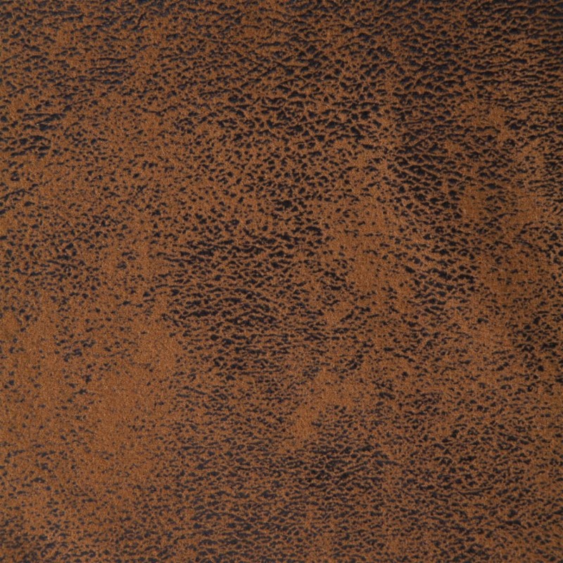 Ταμπουρέ πάγκος από καφέ συνθετικό καστόρι 106x43x46 εκ