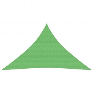Πανί Σκίασης Ανοιχτό Πράσινο 4 x 4 x 5,8 μ. από HDPE 160 γρ./μ²