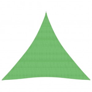 Πανί Σκίασης Ανοιχτό Πράσινο 5 x 5 x 5 μ. από HDPE 160 γρ./μ²