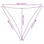 Πανί Σκίασης Σκούρο Πράσινο 4 x 4 x 4 μ. από HDPE 160 γρ./μ² Πανί Σκίασης Σκούρο Πράσινο 4 x 4 x 4 μ. από HDPE 160 γρ./μ²