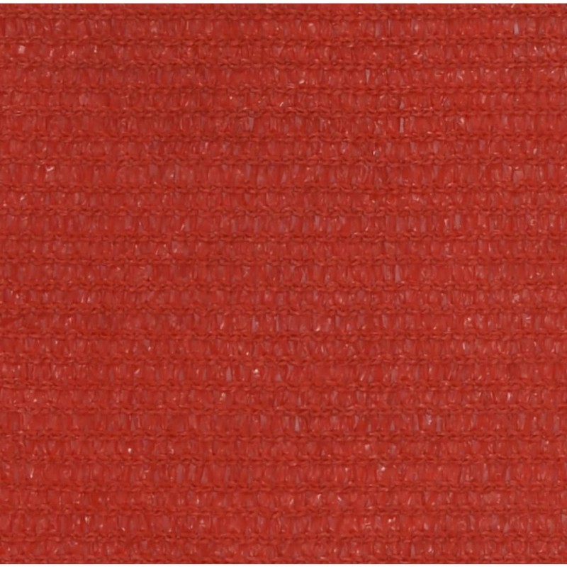Πανί Σκίασης Κόκκινο 4,5 x 4,5 x 4,5 μ. από HDPE 160 γρ./μ²