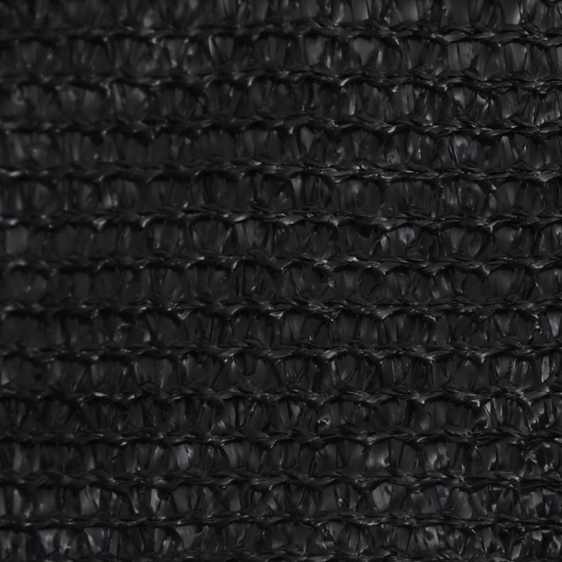 Πανί Σκίασης Μαύρο 3,6 x 3,6 x 3,6 μ. από HDPE 160 γρ./μ²