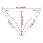 Πανί Σκίασης Μαύρο 4 x 4 x 5,8 μ. από HDPE 160 γρ./μ²