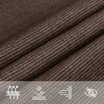 Πανί Σκίασης Καφέ 4 x 4 x 4 μ. από HDPE 160 γρ./μ²