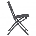 Καρέκλες εξωτερικού χώρου πτυσσόμενες σετ δύο τεμαχίων από ατσάλι και textilene