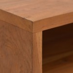 Έπιπλο τηλεόρασης από μασίφ ξύλο teak 110x30x40 εκ