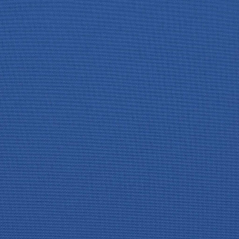 Μαξιλάρια Καρέκλας Κήπου 4 τεμ. Μπλε Ρουά 50x50x4εκ. Υφασμάτινα
