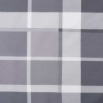 Μαξιλάρι για παγκάκι καναπέ Κήπου Γκρι Καρό 120x50x4 εκ. Υφασμάτινο