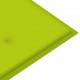 Μαξιλάρι για παγκάκι καναπέ Κήπου Φωτεινό Πράσινο 150x50x4 εκ. Ύφασμα