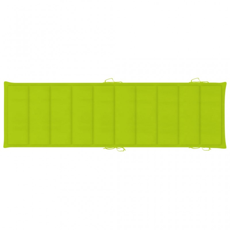 Μαξιλάρι Ξαπλώστρας Φωτεινό Πράσινο 186 x 58 x 3 εκ.