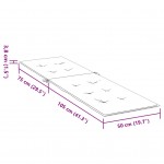 Μαξιλάρι σαιζλόνγκ γκρι 50x180x3 εκ