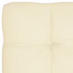 Μαξιλάρι καναπέ κρεμ 120x80x10 εκ
