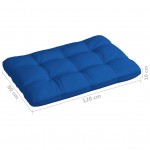 Μαξιλάρι καναπέ μπλε ρουά 120x80x10 εκ