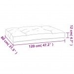 Μαξιλάρι καναπέ κόκκινο καρό 120x80x10 εκ