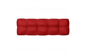 Μαξιλάρι καναπέ παλέτας κόκκινο 120x40x12 εκ