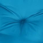 Μαξιλάρια καρέκλας σετ 4 τεμαχίων γαλάζια υφασμάτινα 40x40x7 εκ